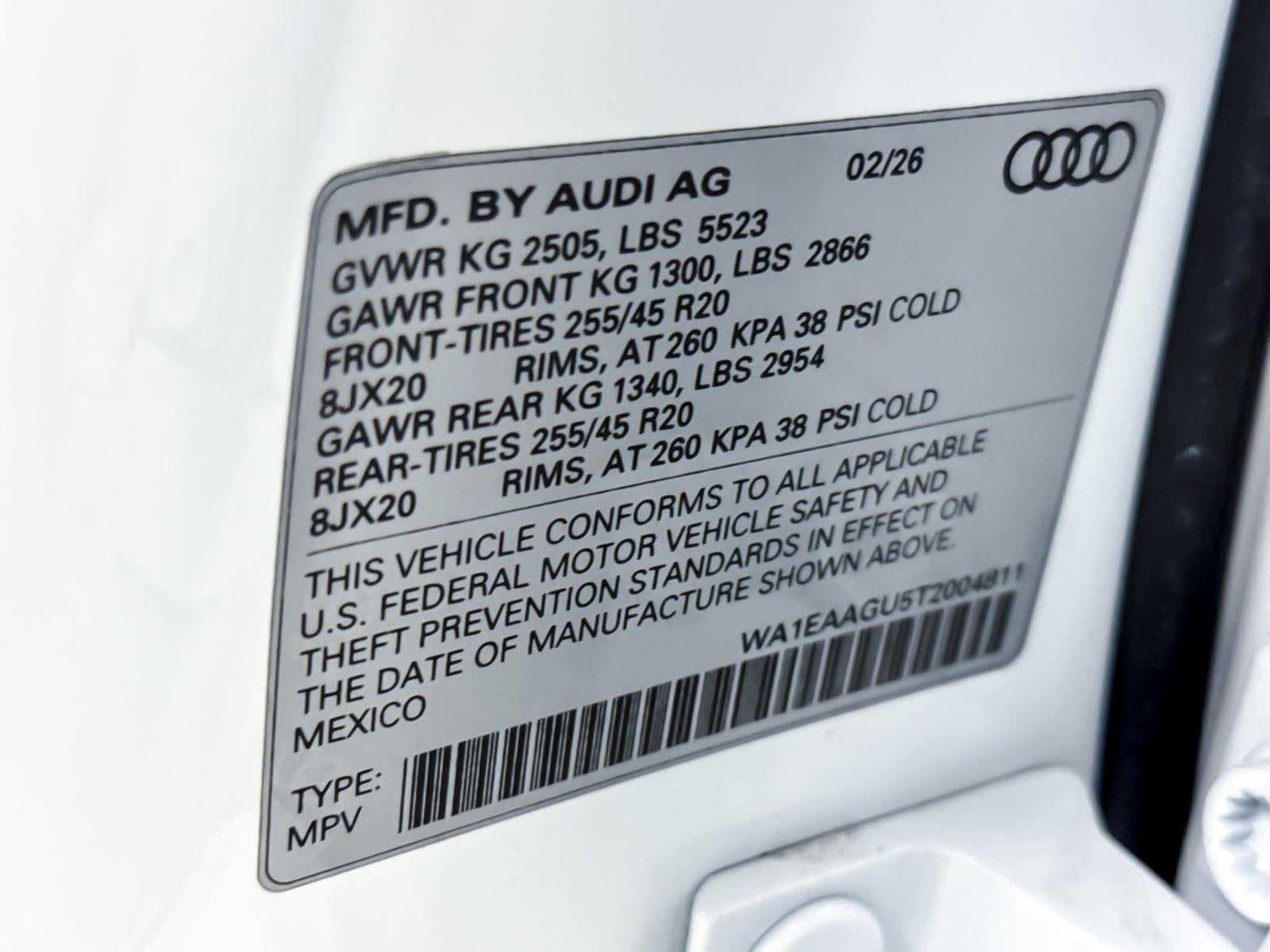 2026 Audi Q5 Sportback Premium Plus