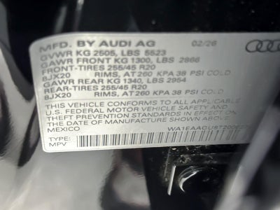 2026 Audi Q5 Sportback Premium Plus