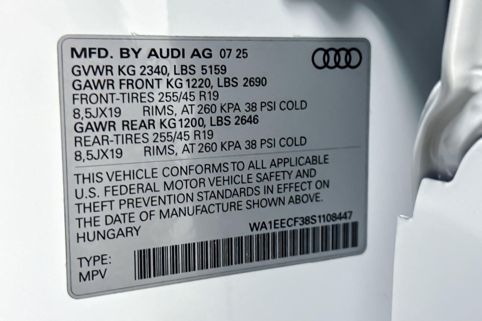 2025 Audi Q3 S line Premium Plus