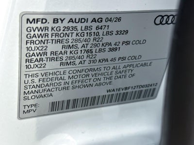 2026 Audi Q8 Premium Plus
