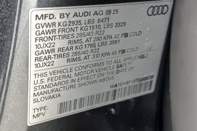 2026 Audi Q8 Premium Plus