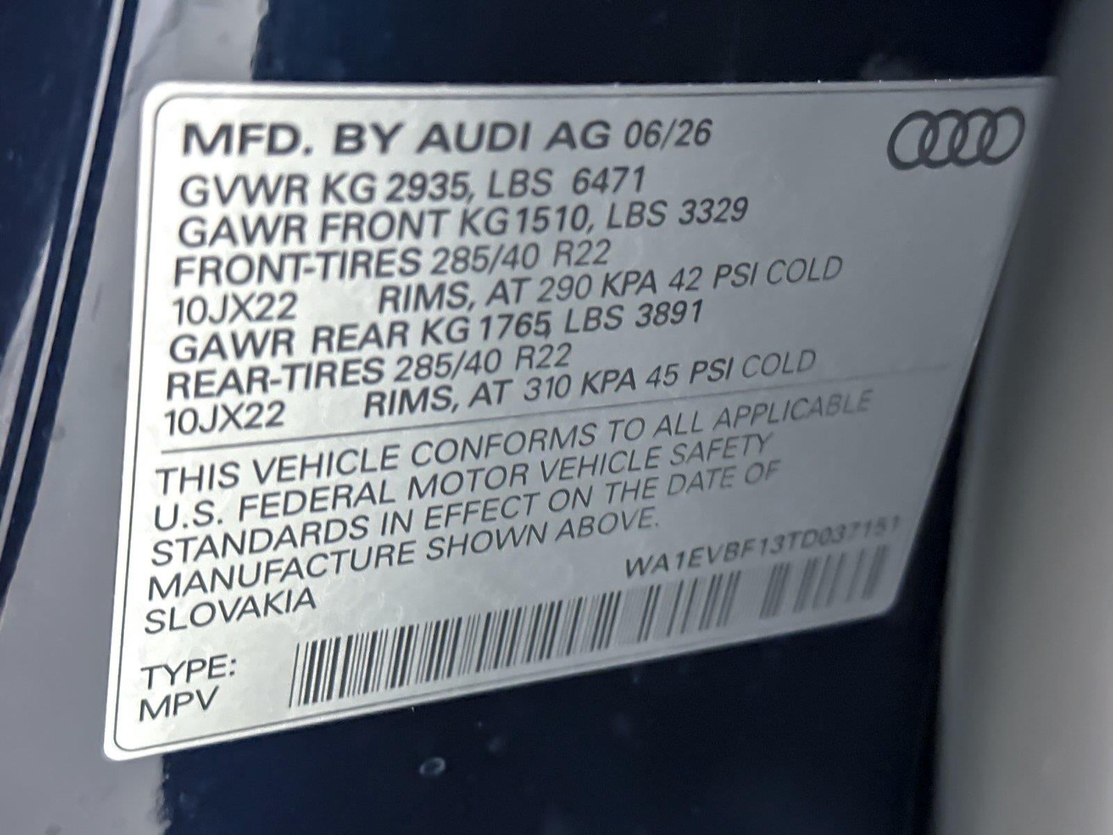 2026 Audi Q8 Premium Plus