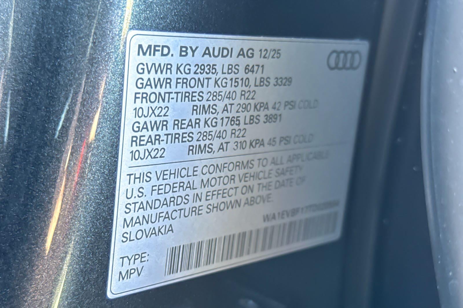 2026 Audi Q8 Premium Plus