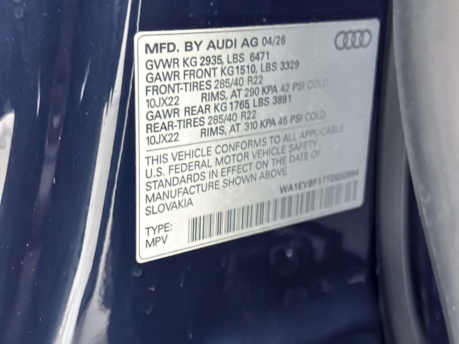 2026 Audi Q8 Premium Plus