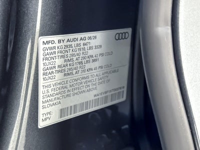 2026 Audi Q8 Premium Plus