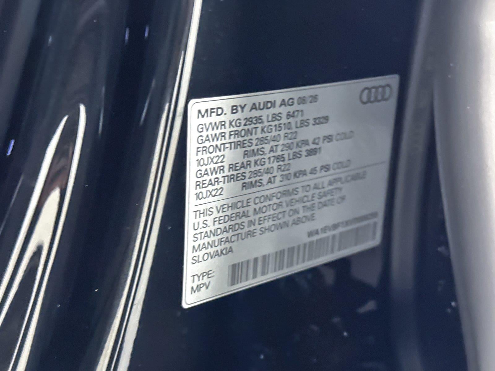 2027 Audi Q8 Premium Plus