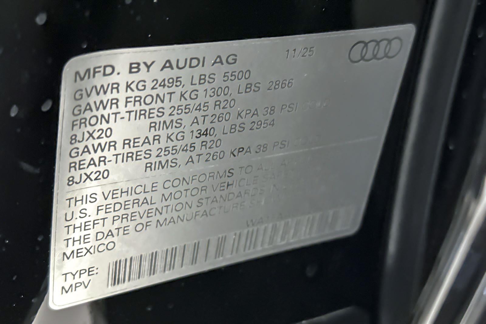 2025 Audi Q5 Sportback Prestige