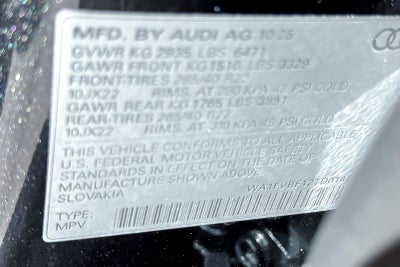 2026 Audi Q8 Prestige