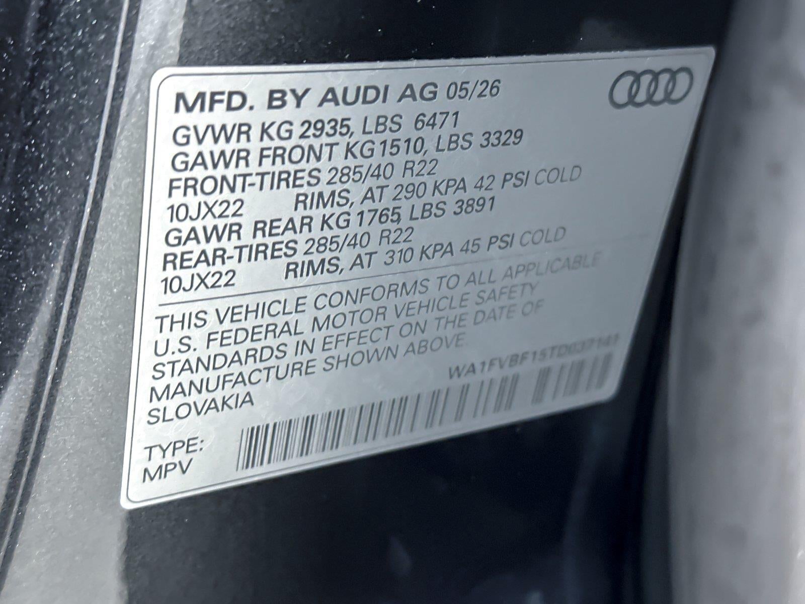 2026 Audi Q8 Prestige