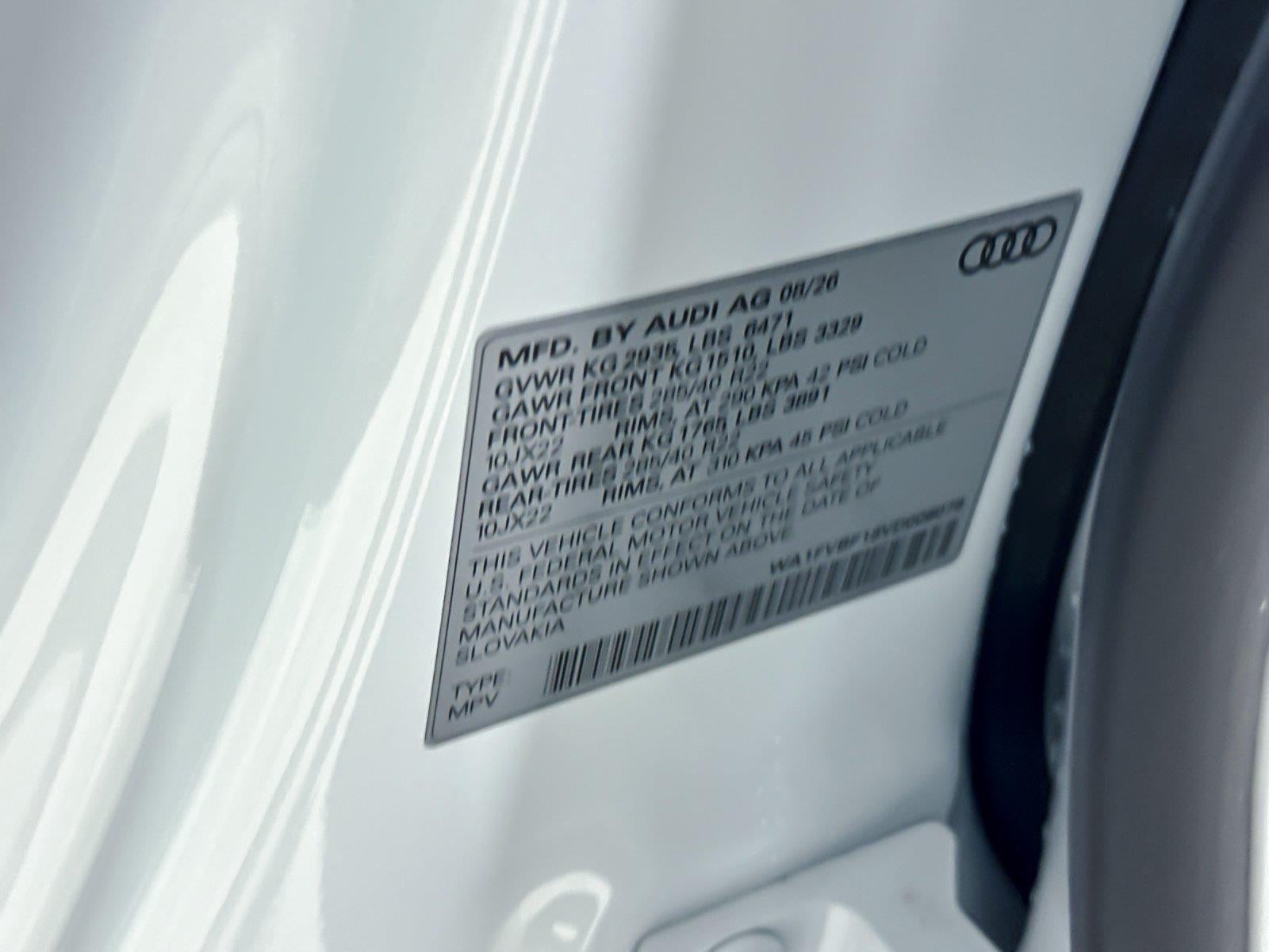 2027 Audi Q8 Prestige