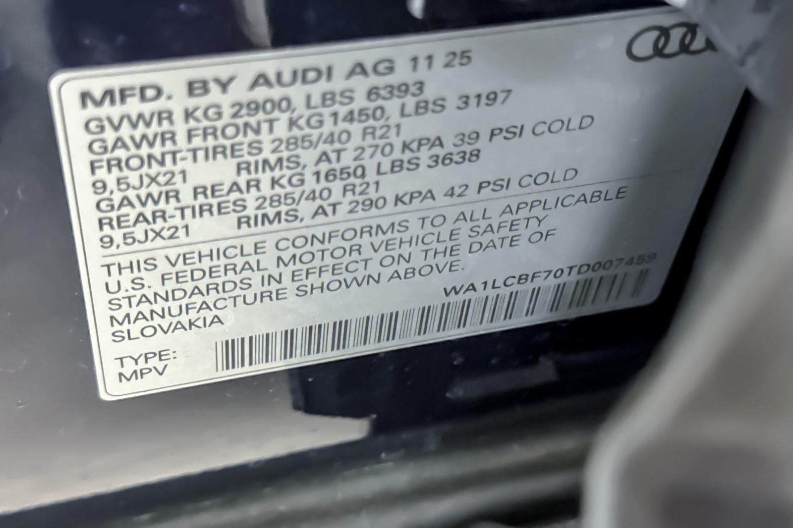 2026 Audi Q7 Premium Plus