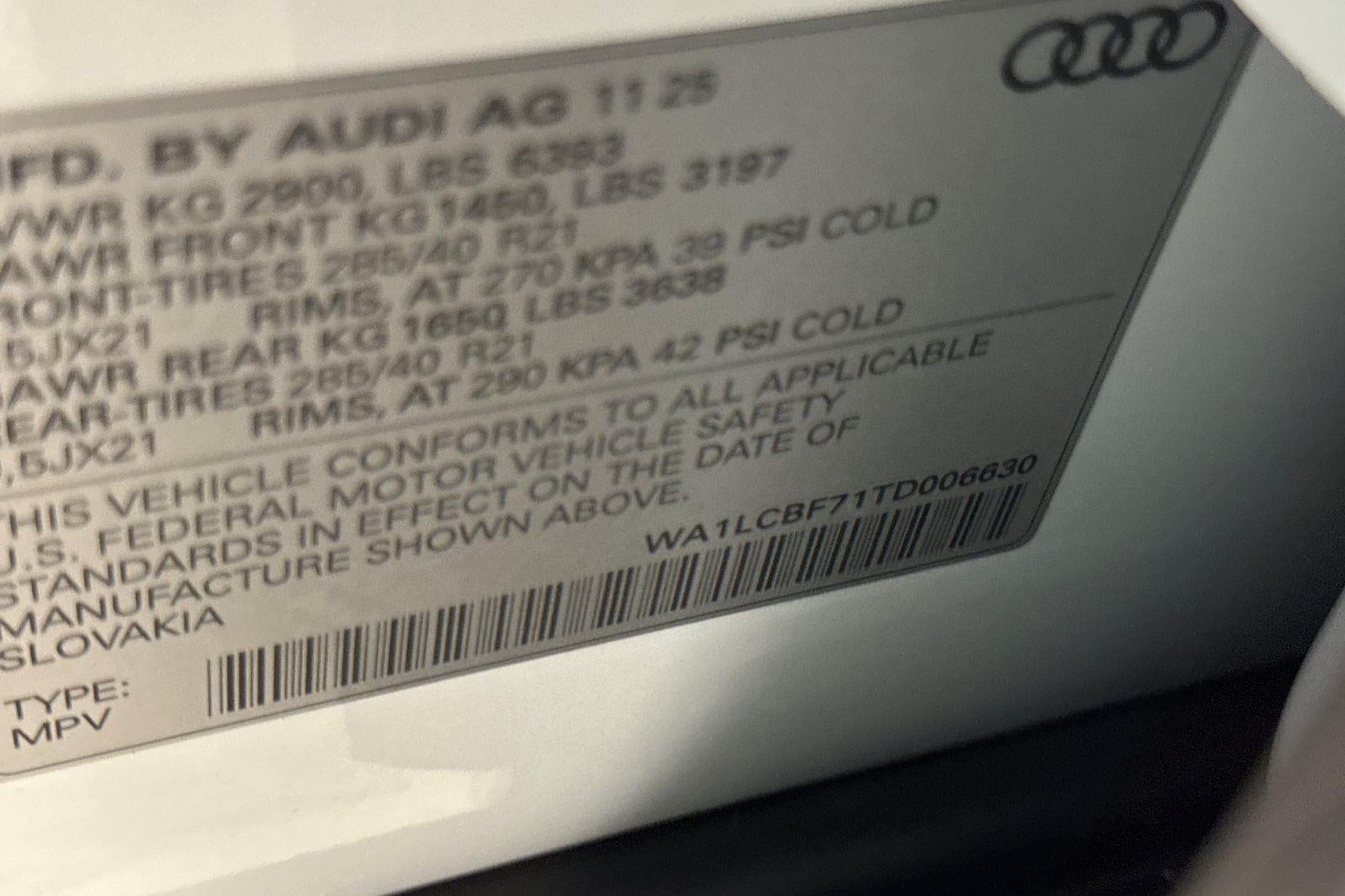 2026 Audi Q7 Premium Plus