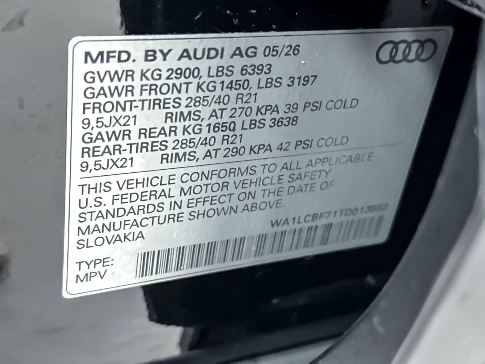 2026 Audi Q7 Premium Plus