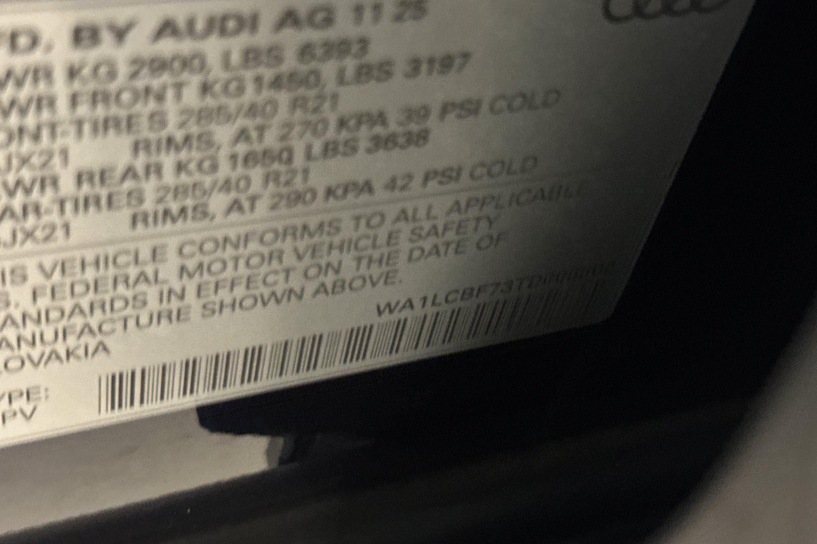 2026 Audi Q7 Premium Plus