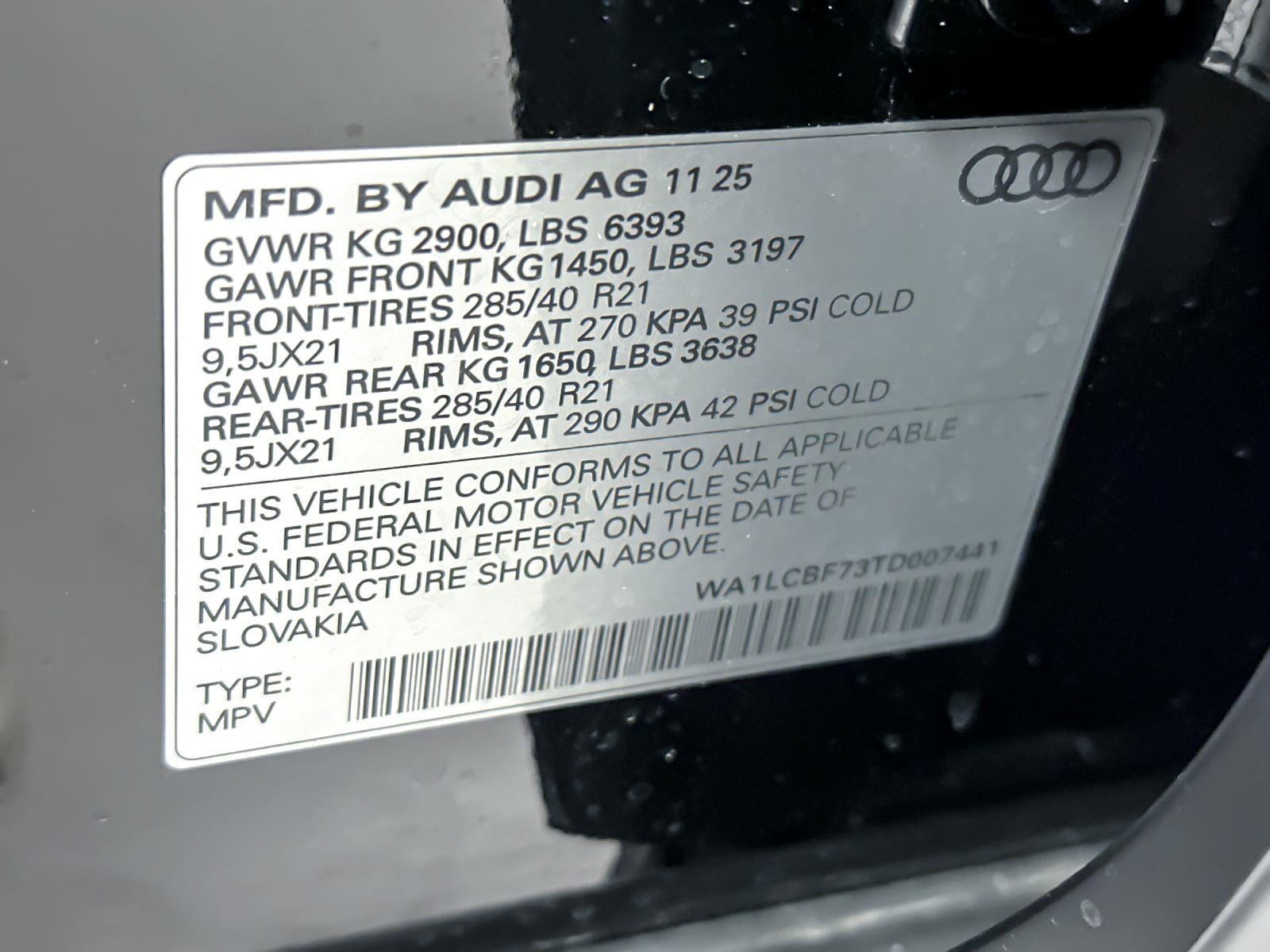 2026 Audi Q7 Premium Plus