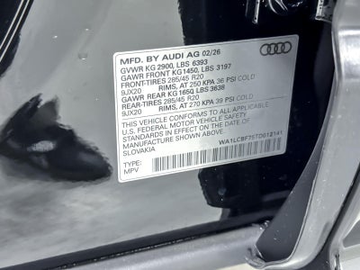 2026 Audi Q7 Premium Plus
