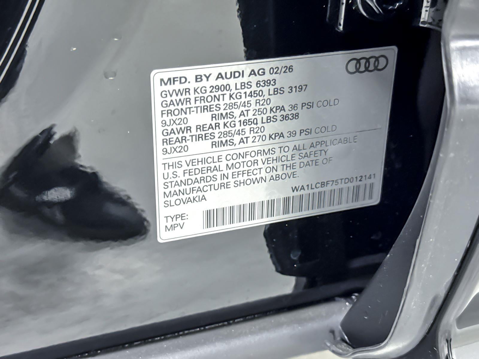 2026 Audi Q7 Premium Plus