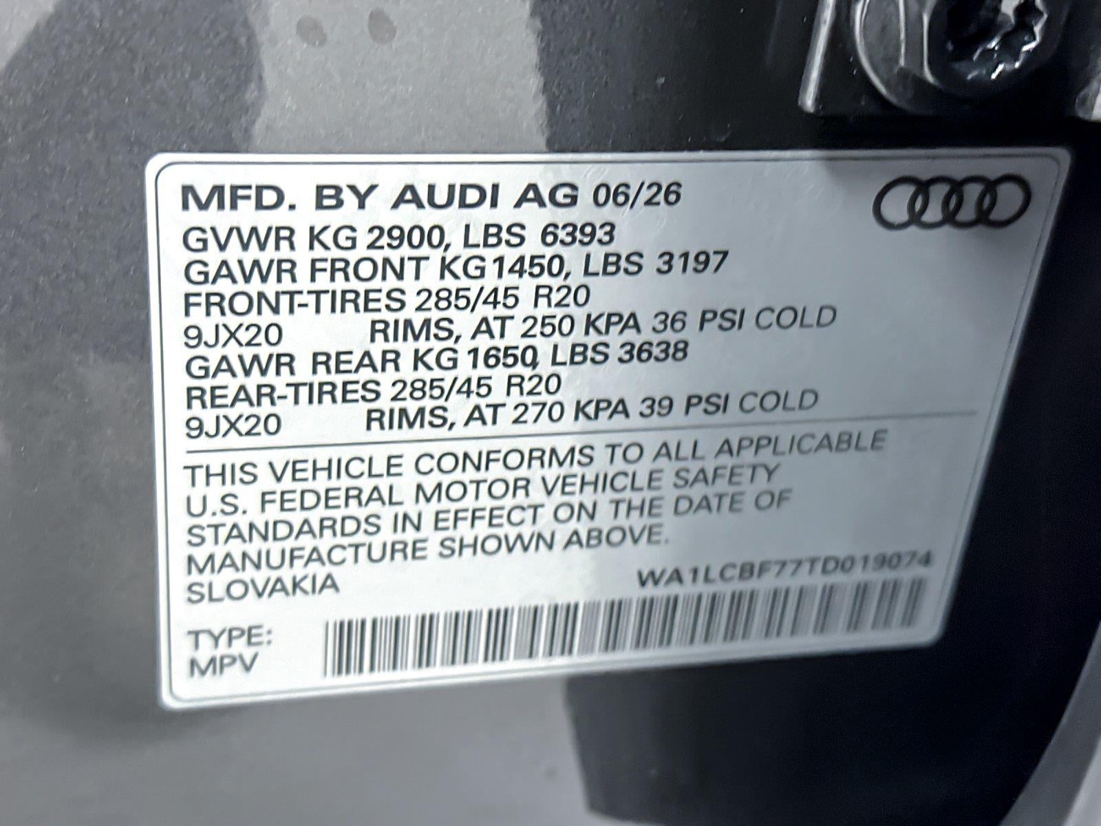 2026 Audi Q7 Premium Plus