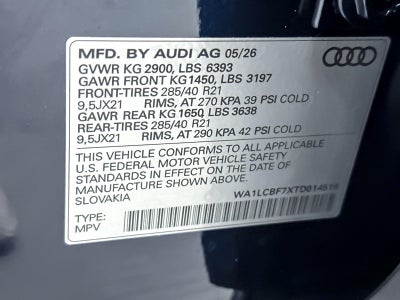2026 Audi Q7 Premium Plus