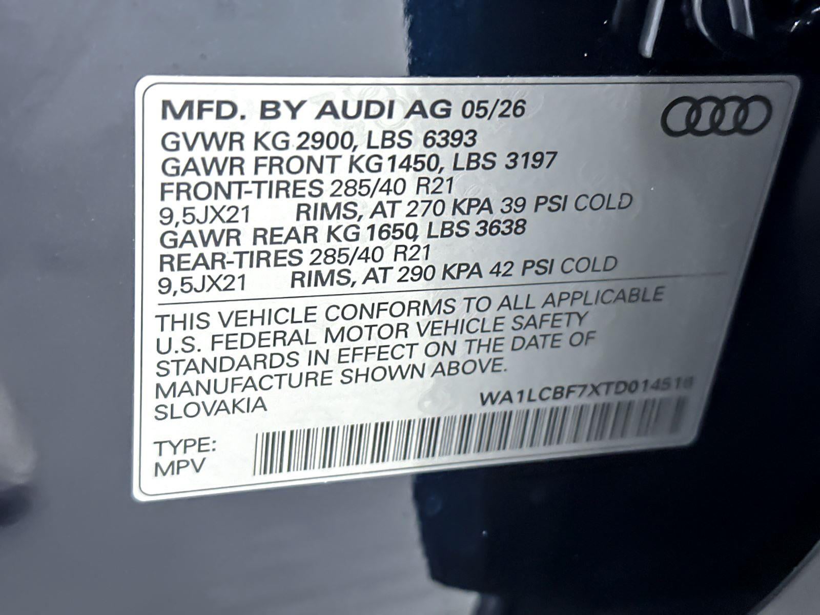 2026 Audi Q7 Premium Plus