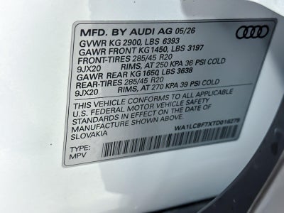 2026 Audi Q7 Premium Plus