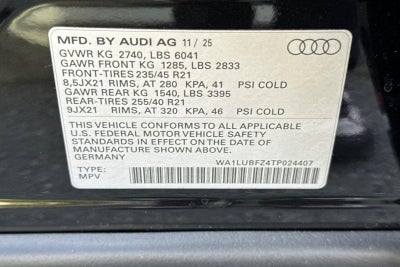 2026 Audi Q4 e-tron Premium Plus