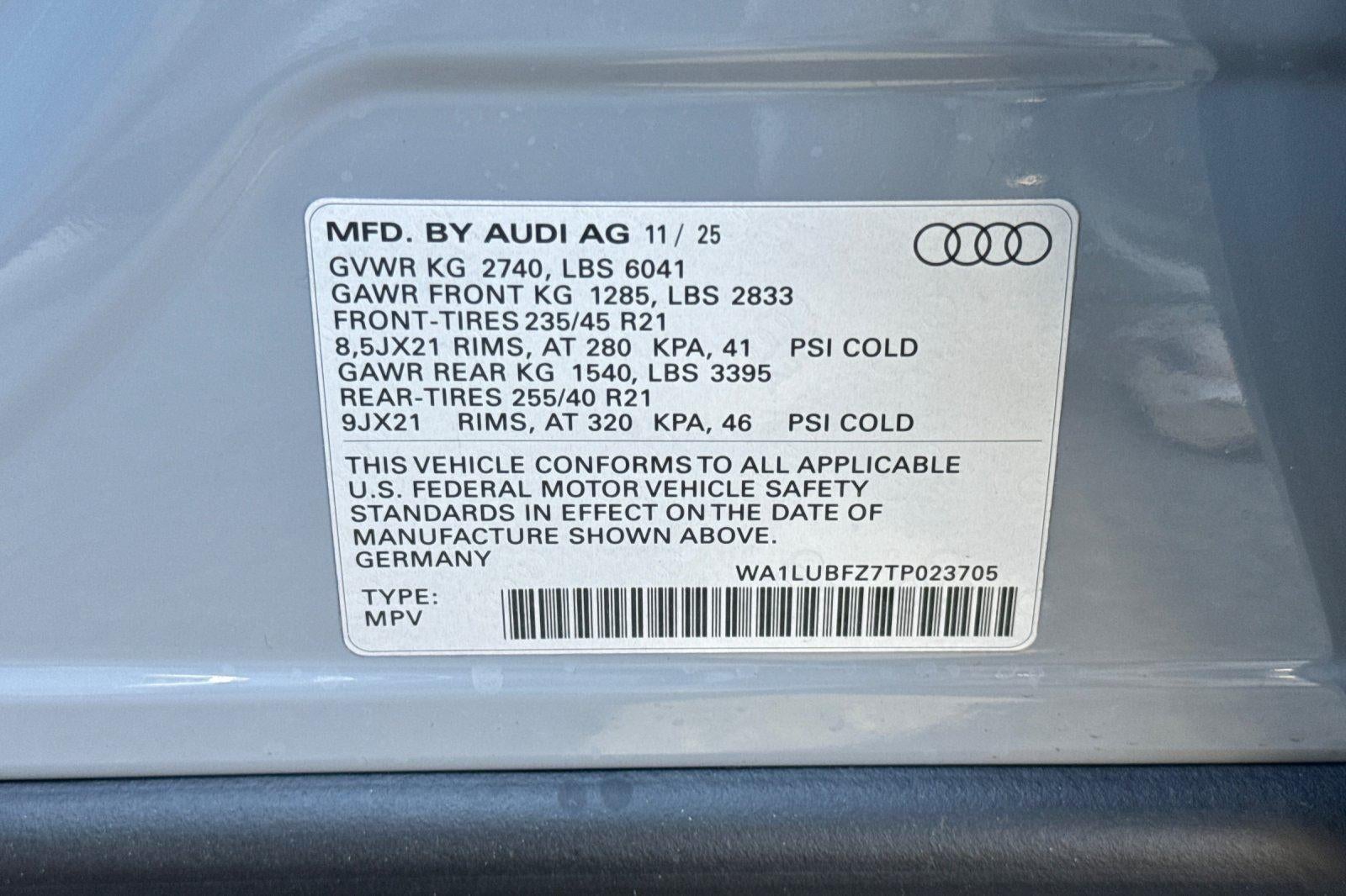 2026 Audi Q4 e-tron Premium Plus