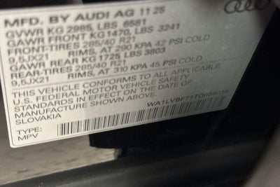 2026 Audi Q7 Premium Plus