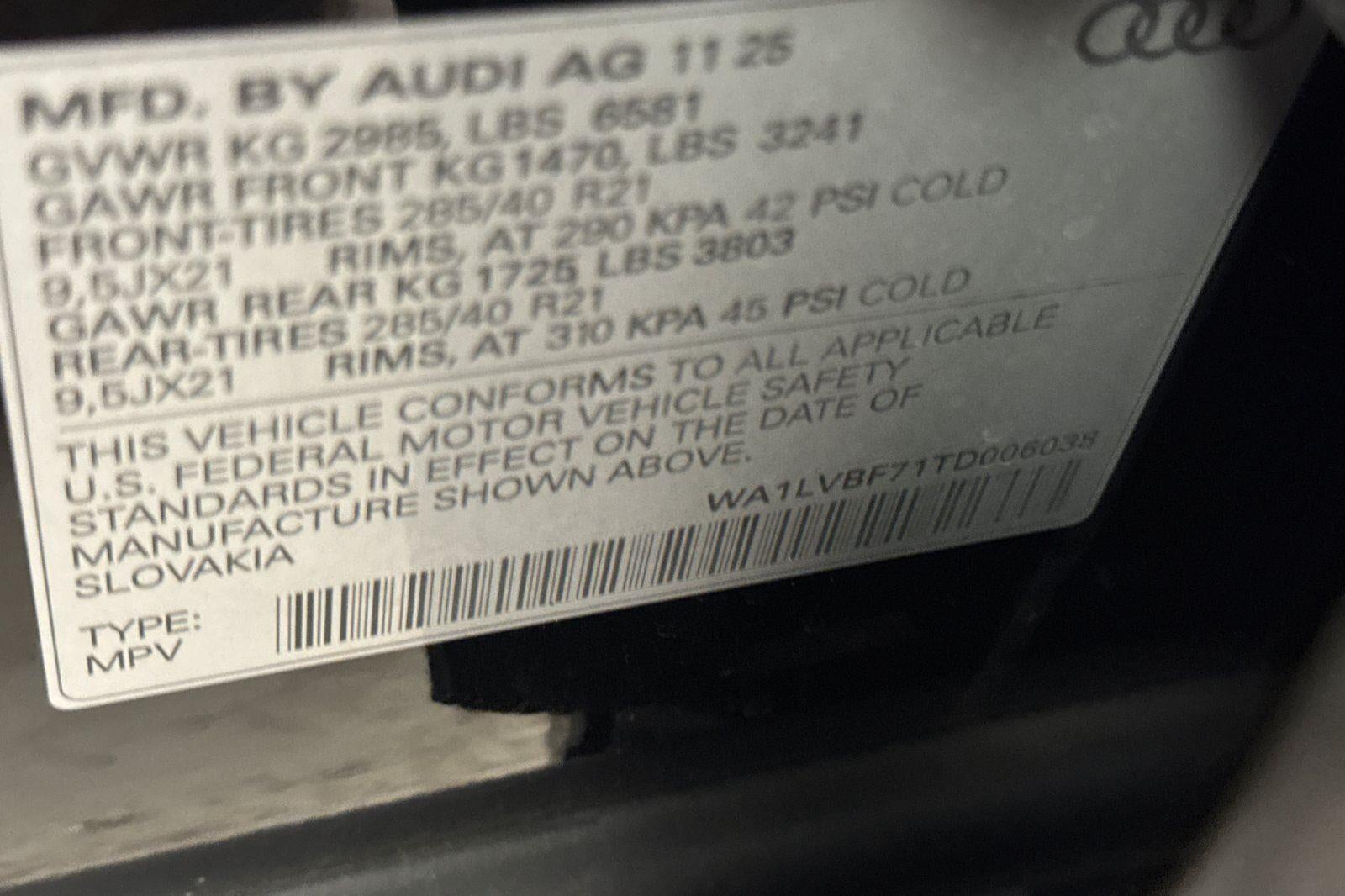 2026 Audi Q7 Premium Plus