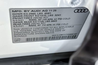 2026 Audi Q7 Premium Plus