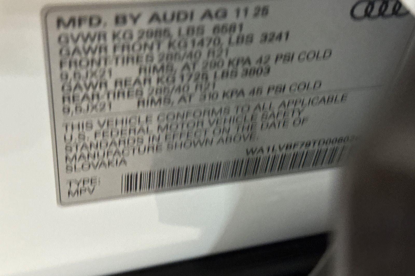 2026 Audi Q7 Premium Plus