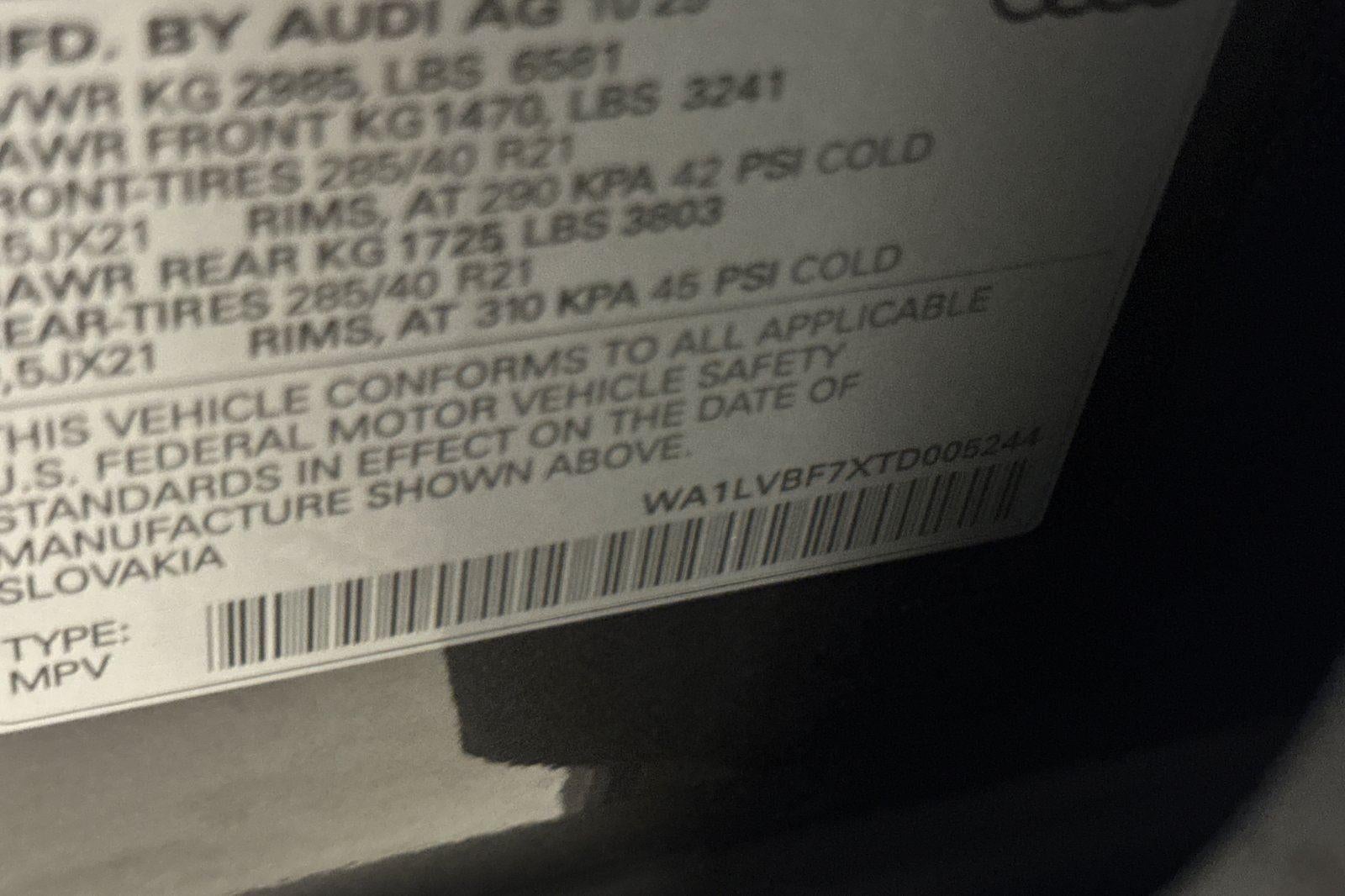 2026 Audi Q7 Premium Plus