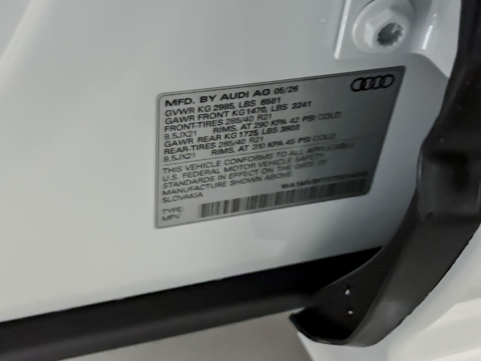 2026 Audi Q7 S line Premium Plus