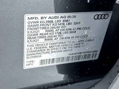 2026 Audi Q7 S line Premium Plus