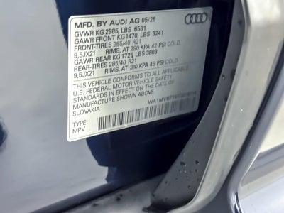 2026 Audi Q7 S line Premium Plus