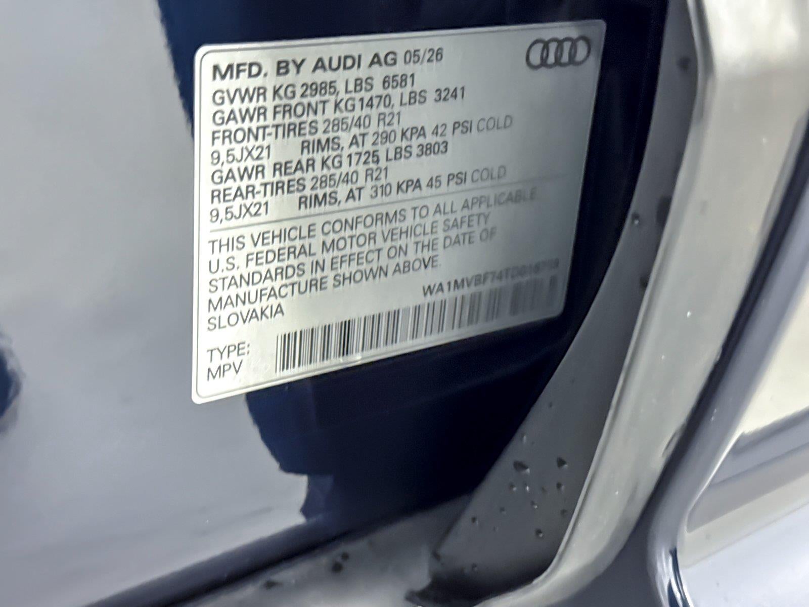 2026 Audi Q7 S line Premium Plus