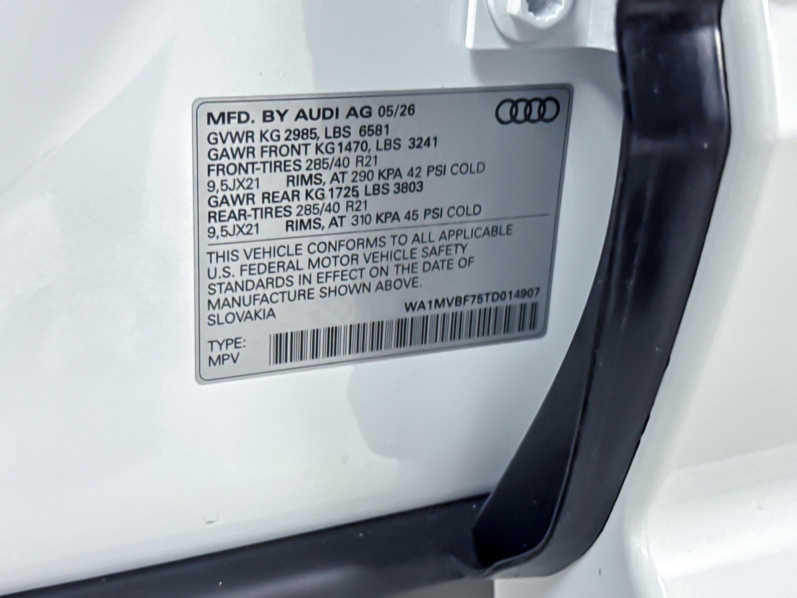 2026 Audi Q7 S line Premium Plus
