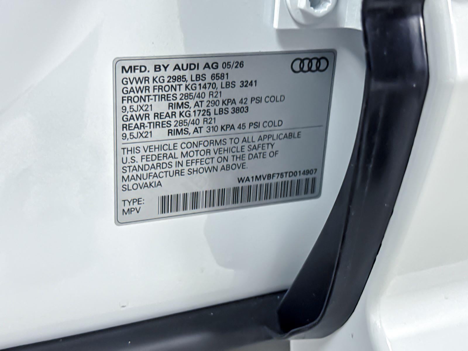 2026 Audi Q7 S line Premium Plus