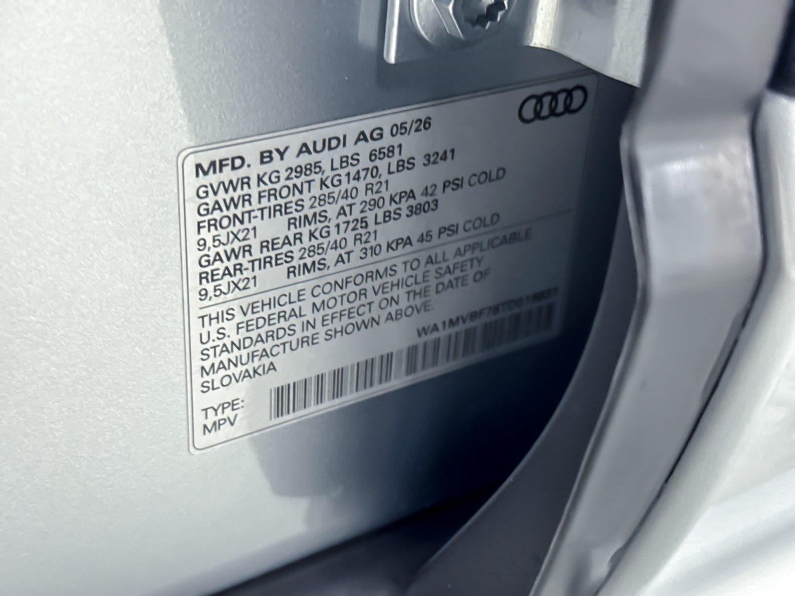 2026 Audi Q7 S line Premium Plus