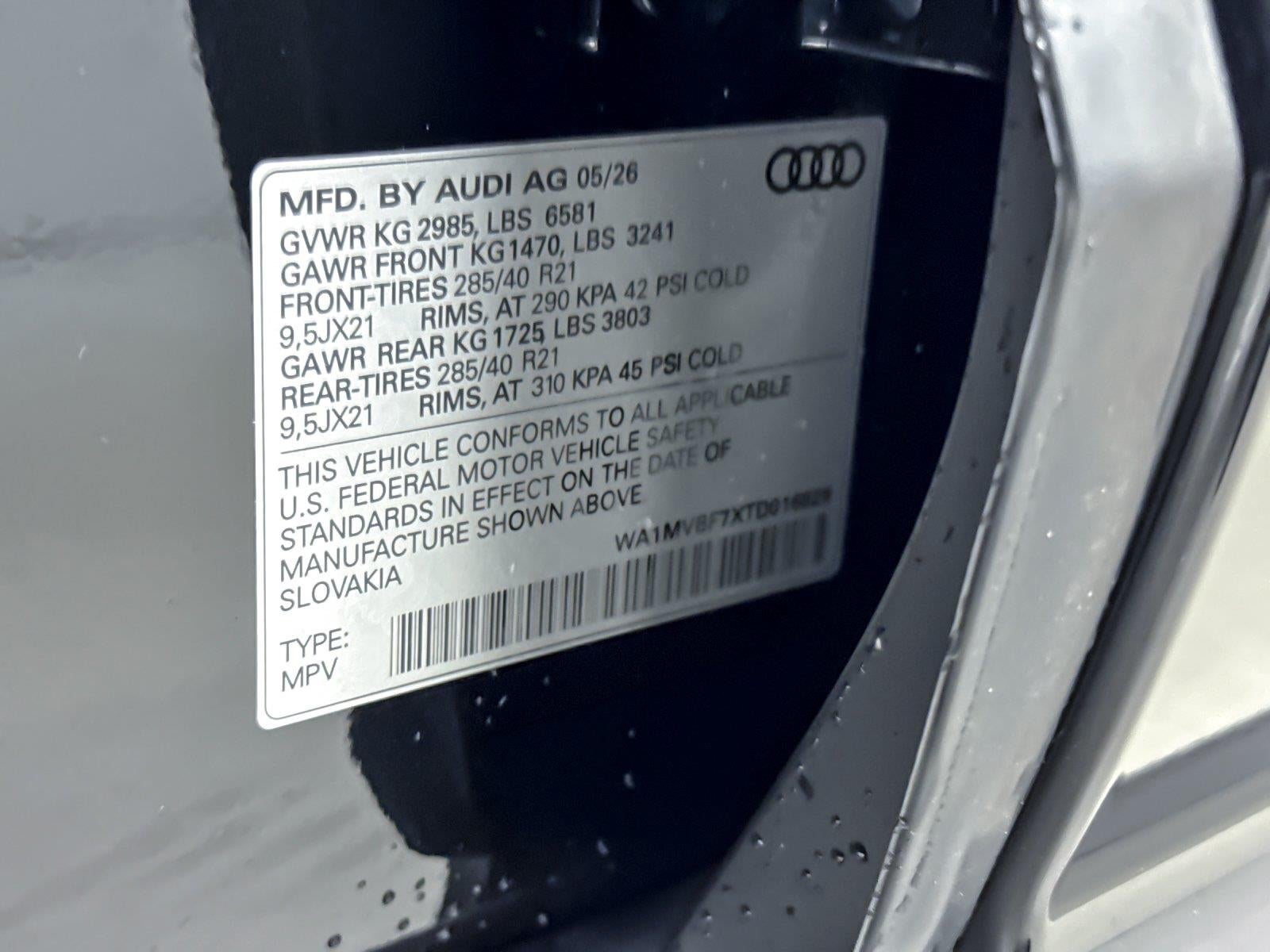 2026 Audi Q7 S line Premium Plus