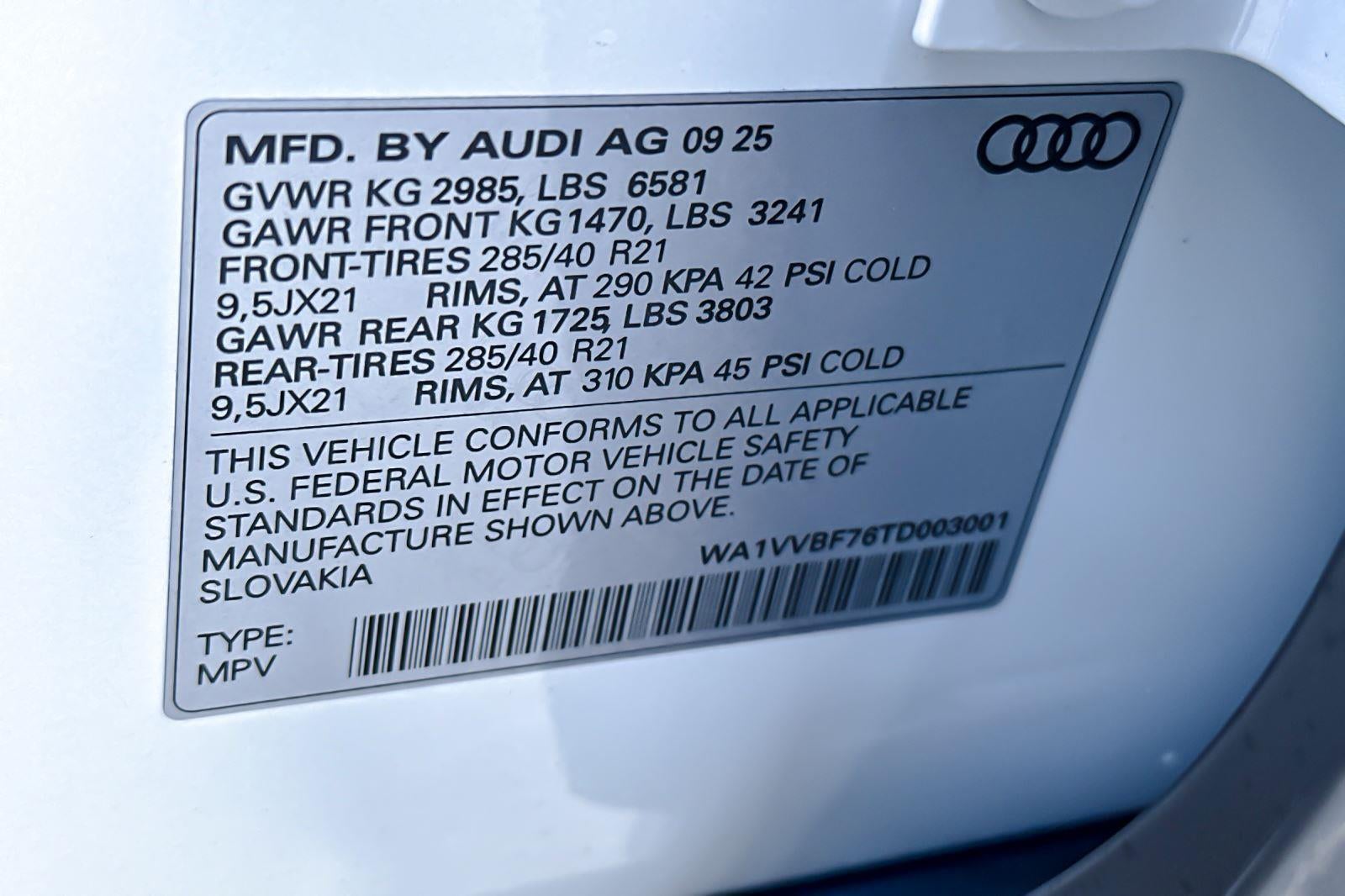 2026 Audi Q7 Prestige