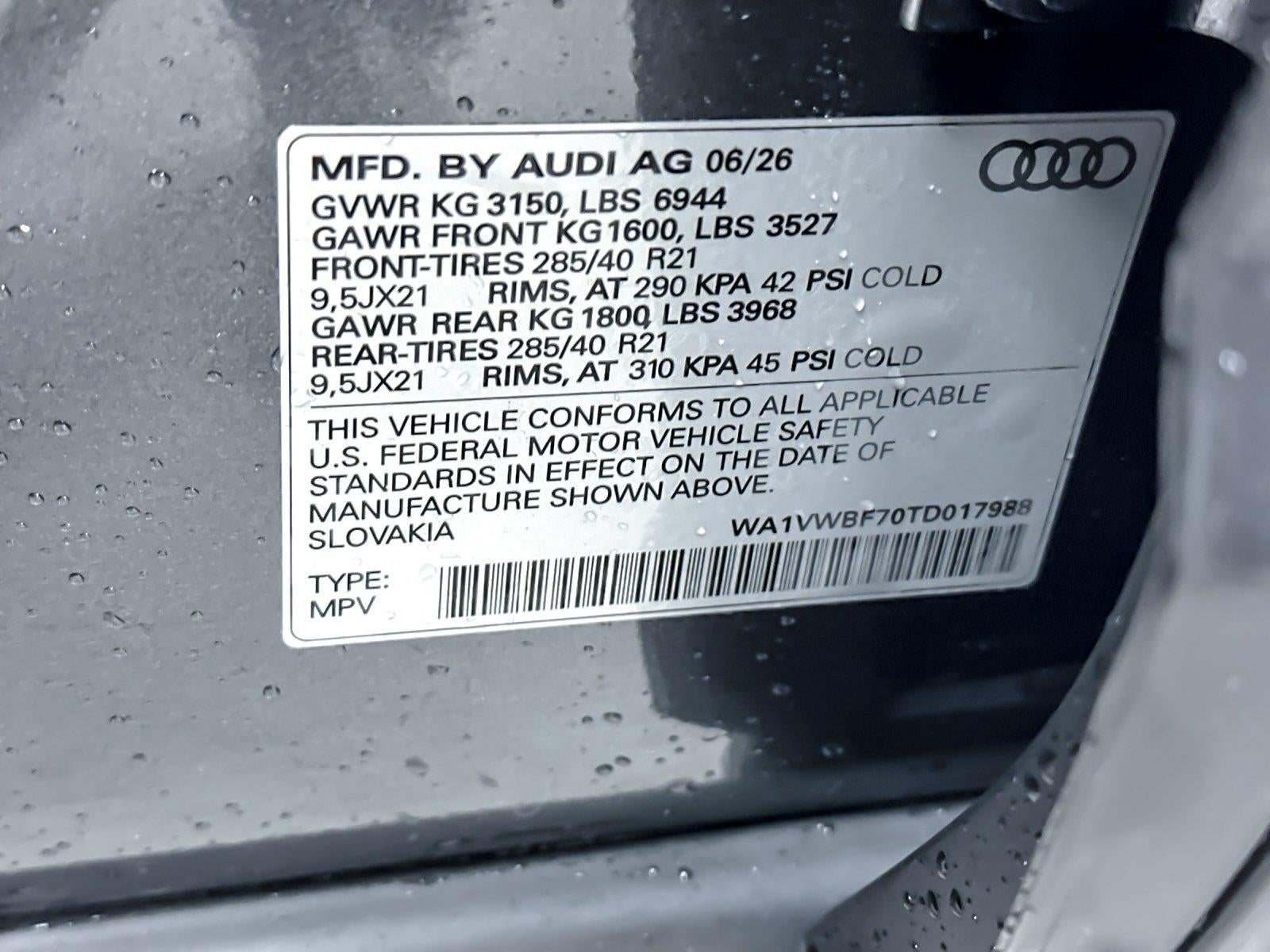 2026 Audi Sq7 Prestige