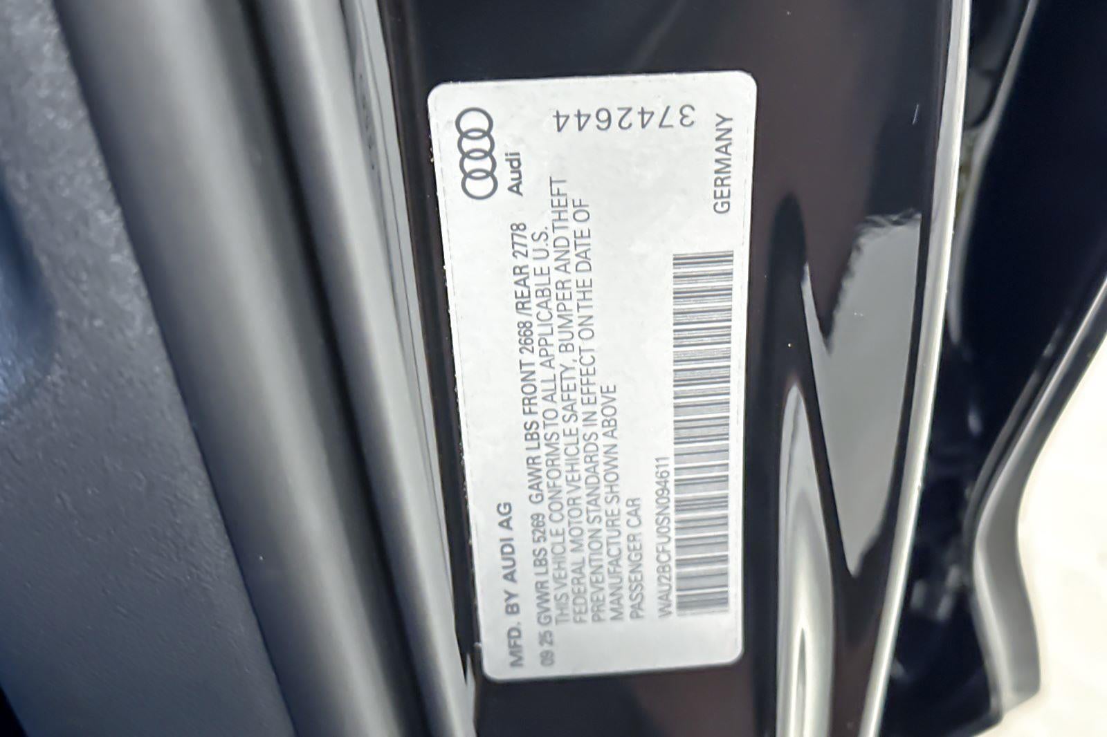 2025 Audi A5 Premium Plus