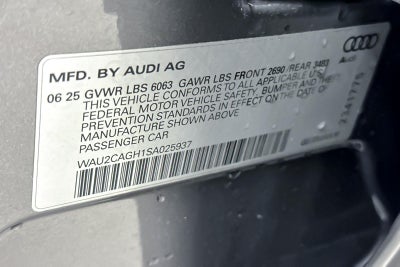 2025 Audi A6 e-tron Premium Plus