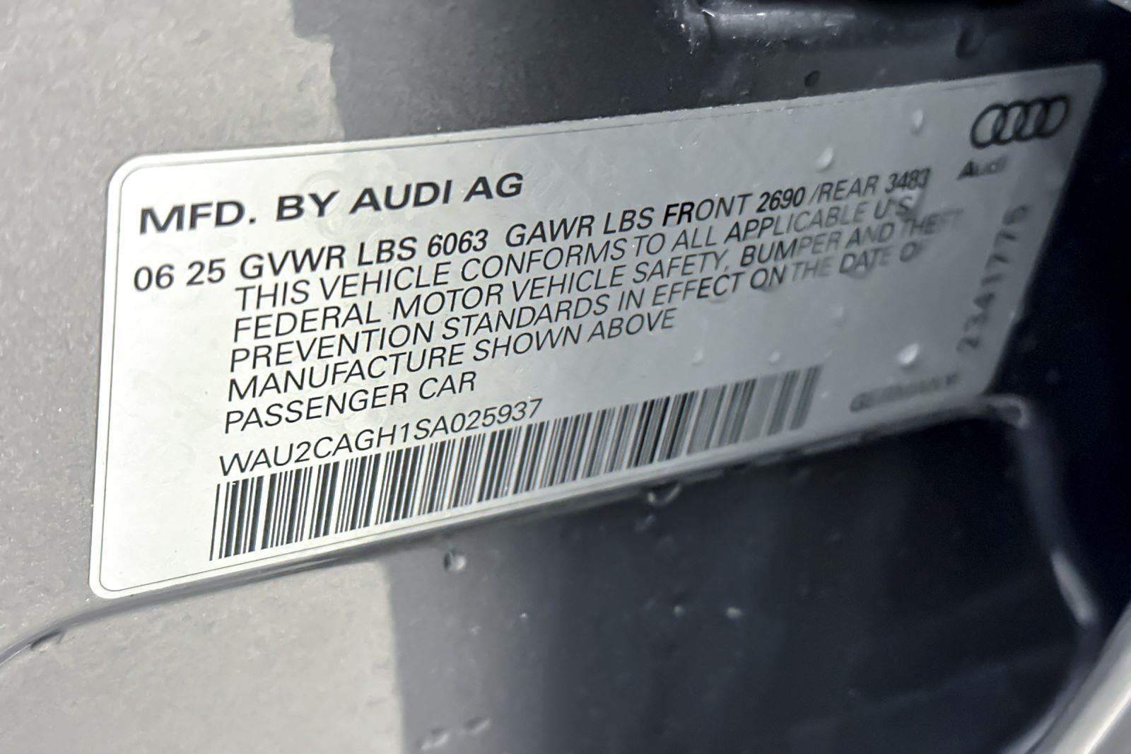 2025 Audi A6 e-tron Premium Plus