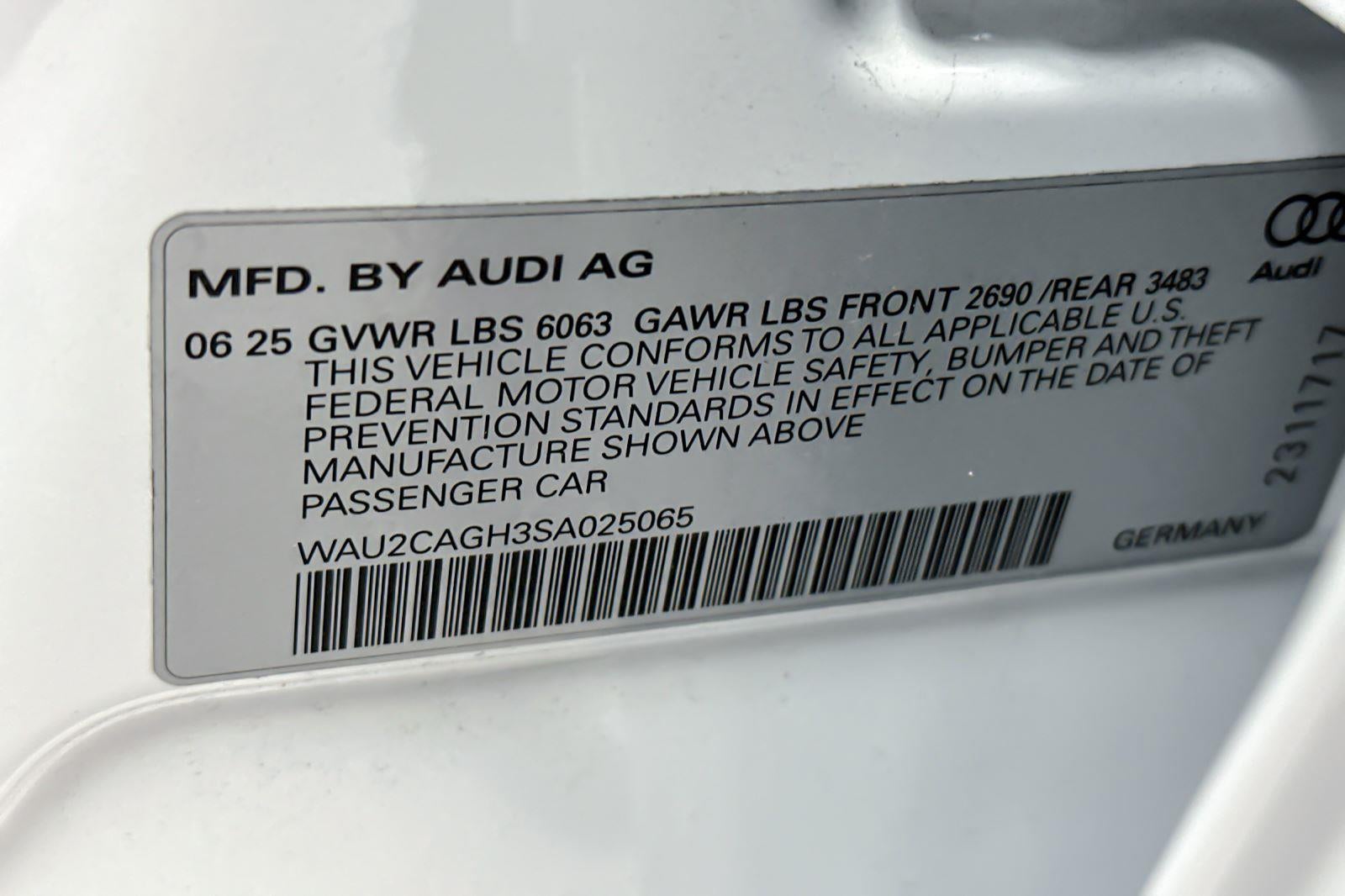 2025 Audi A6 e-tron Premium Plus