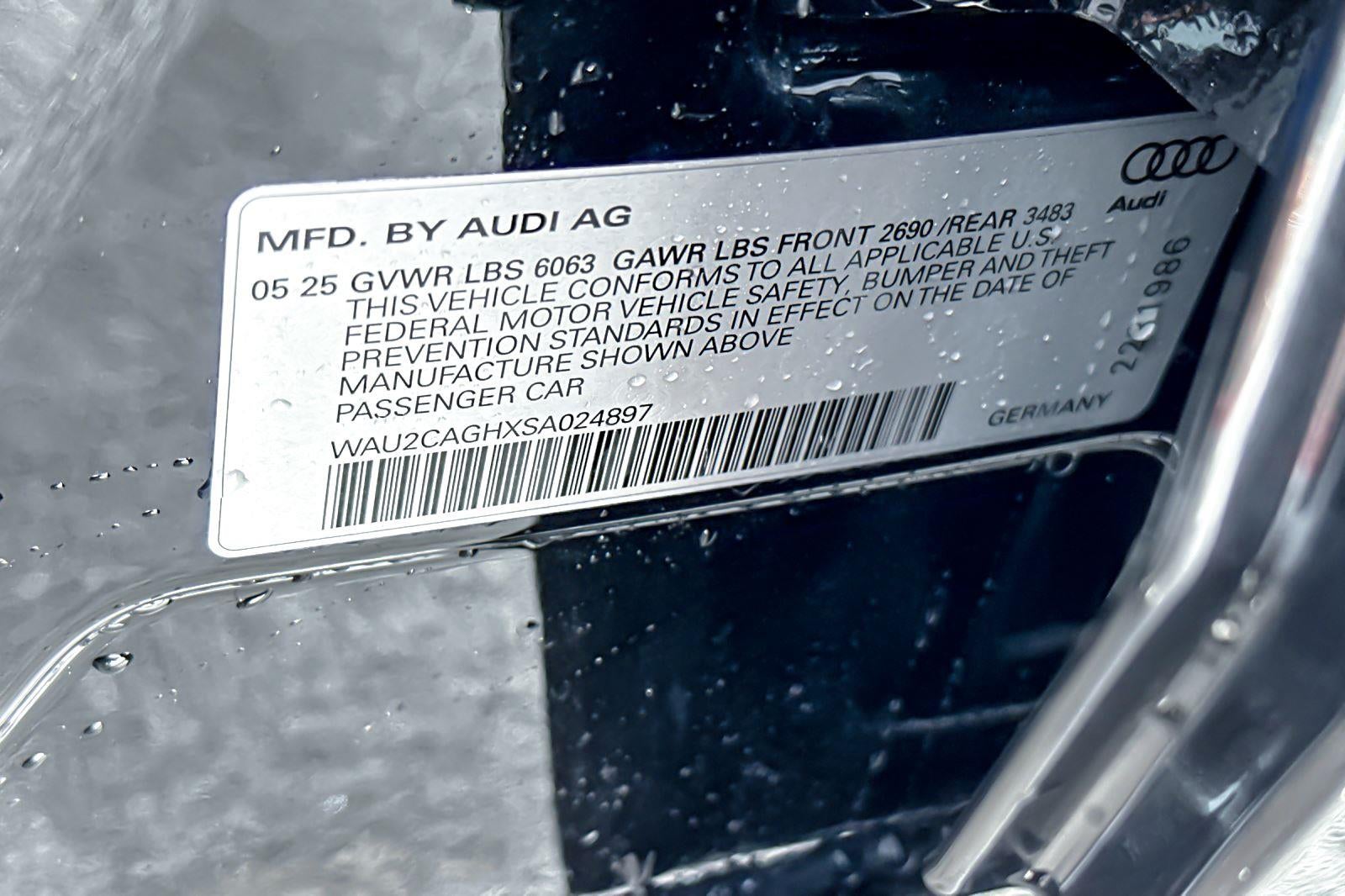 2025 Audi A6 e-tron Premium Plus