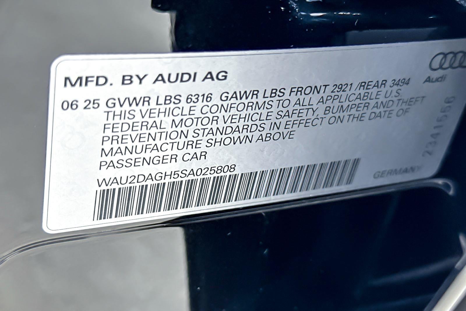 2025 Audi A6 e-tron Premium Plus