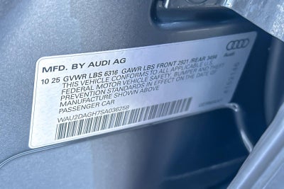 2025 Audi A6 e-tron Premium Plus