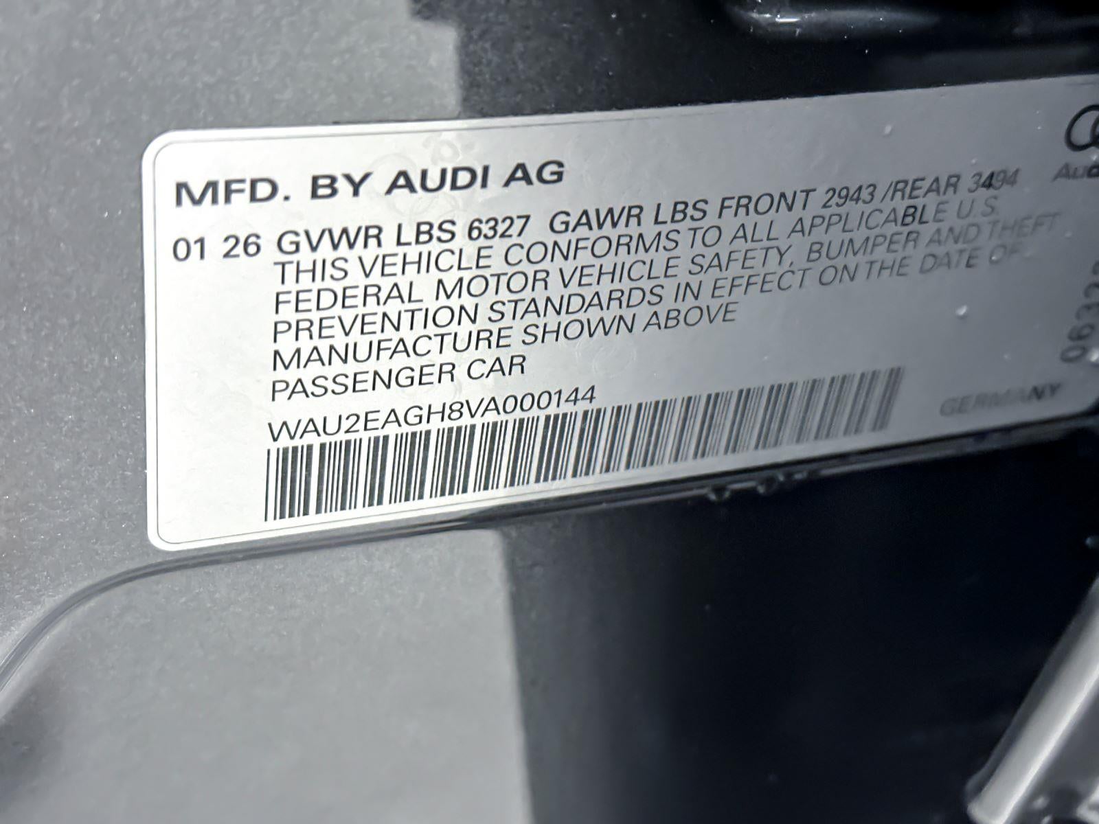 2027 Audi S6 e-tron Premium Plus